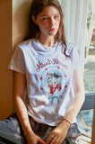 Irloop Cat Crop Short Sleeve Tee
