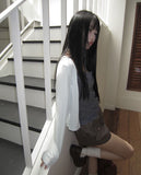 Mude Open Crop Cardigan