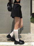 [Belt Set/Pants Lining] Town Low Mini Skirt Pants