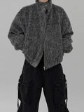 Letch Wool Mohair Quilted Jumper