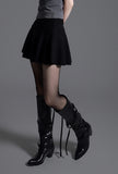 Flared Knit Skirt