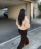 Ter Cowhide Soft Short Ugg Fleece Boots
