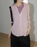 Loit Stripe Loose Fit Long Sleeve Shirt