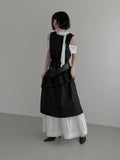 Romeli Frill Cotton Long One Piece