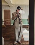 Stingy wrap pin tuck over slacks