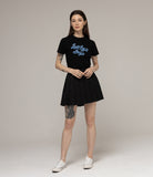 Ribbon Typo Heart Slim Short Sleeve Tee