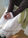 Maju Lace Banding Midi Skirt