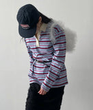 Rugby Stripe Overfit T-Shirt