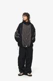 Piping Line Hooded Track Jacket
