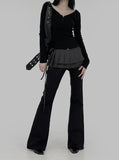 Merin Stud Bootcut Pants