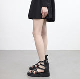 Serendy Buckle Platform Sandals