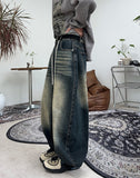 Reuben Balloon Banding Denim Pants