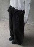 Flare cut balloon pants
