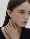 Truvion (W) Waterdrop One-Touch Earrings