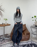 Racky Spider Wide Denim Pants