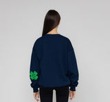 Elbow Clover Smile Sweatshirt