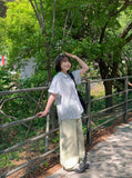 Himiro Basic Cotton Wide Pants