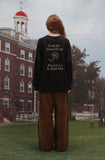 Positive Embroidery Raglan Sweatshirt