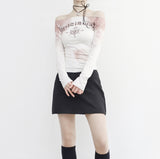 Sehi Printed Off-Shoulder T-Shirt