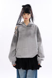 Groovy cut out dirty washed hoodie