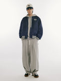 Front Tuck Wide Balloon Sweatpants
