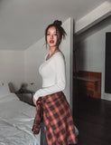 [U-BASIC] Mizuko crop round fleece long sleeves