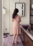 Louin Tweed Belted Mini One Piece