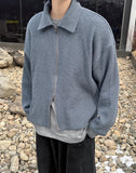 Ripple Knit Zipup