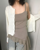 Rating Frill Unbalanced Sleeveless