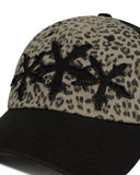 LEOPARD CROSS STAR CAP