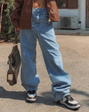 -3 kg Maxi Wide Denim Pants