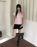 Boick Studded Cotton Shorts