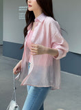 Sisle knit sleeveless wrinkle shirt set