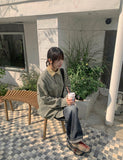 [BAONHAUS] Sensomi corduroy color matching pigment overshirt