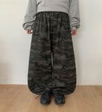 [BAONHAUS] Gihu Vintage Military Banding Wide Pants