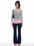 STILL FLOWER Bootcut Pants