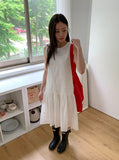 Namo Embroidered Sleeveless Long One Piece