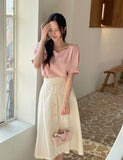 Loui Cotton Flare Banding Skirt