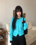 Mihen Round Wool Knit Cardigan