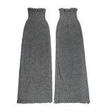 slit knit leg warmer