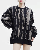 ZMIC Crack Oversized Fit Knitwear