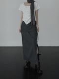 E-Sen Layered Wrap Skirt