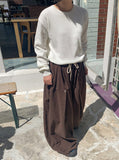 [Unisex] Turnedin Corduroy Rivet Balloon Wide Pants