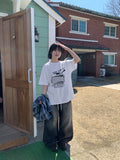 [unisex] Denso Washing Denim Banding Wide Pants