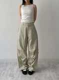 [unisex] Parachute Banding Wide Pants