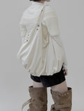 Dumpling Eyelet Shirring Shoulder Bag