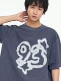 93 Spray Pigment Crop Fit T-shirt