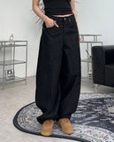 Ietan Slap Balloon Denim Pants