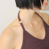RING STRAP HALTER TOP