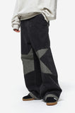 Star Wide Denim Pants